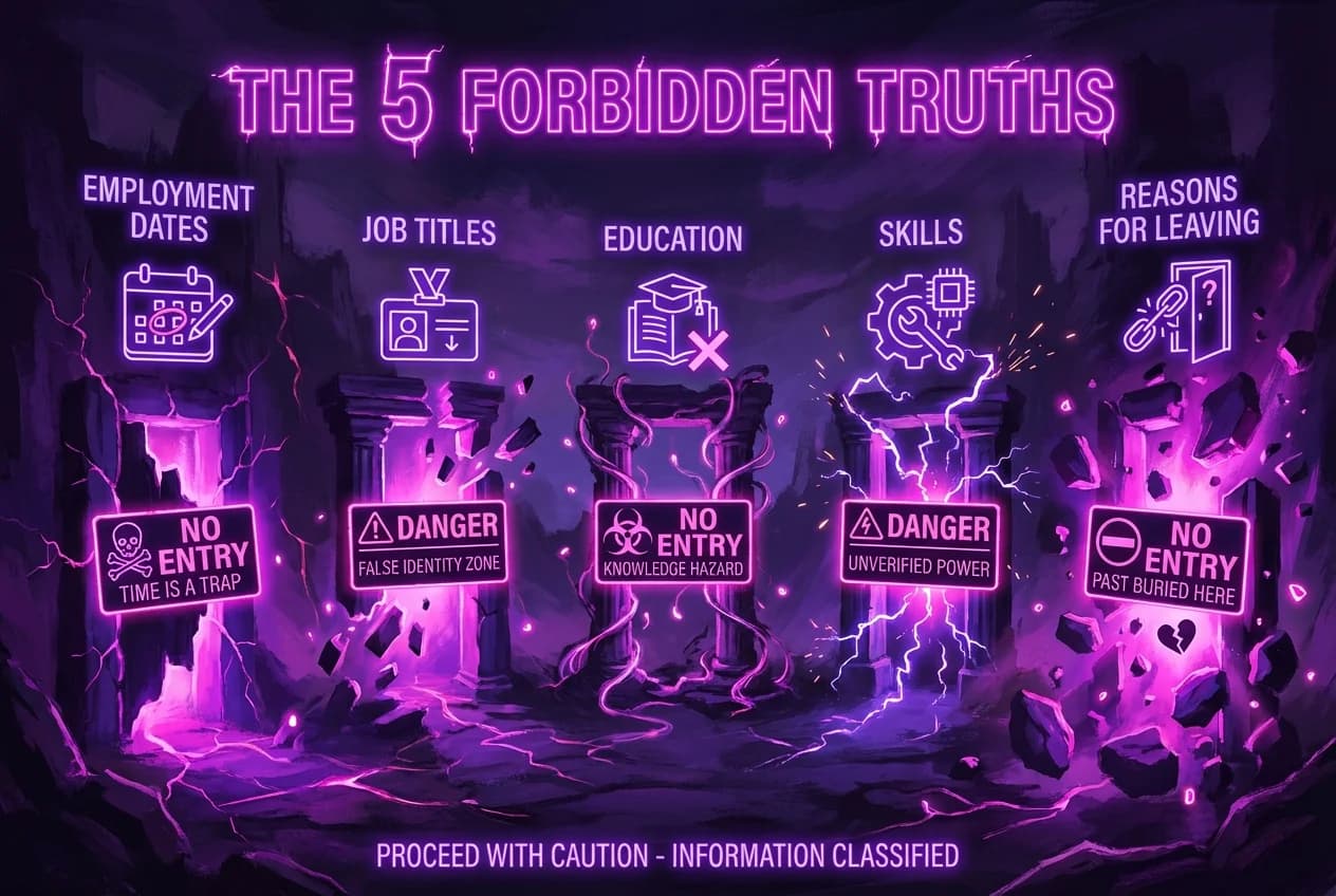 The Forbidden Truth: 5 Things You Should NEVER Lie About on Your Resume